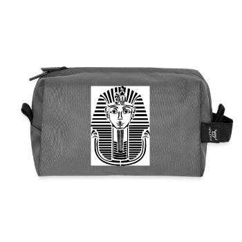 PHARAO - Recycelte Kulturtasche - Anthrazit - Vorne