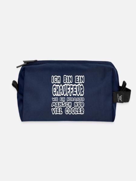 Cooler Chauffeur - Recycelte Kulturtasche - Navy