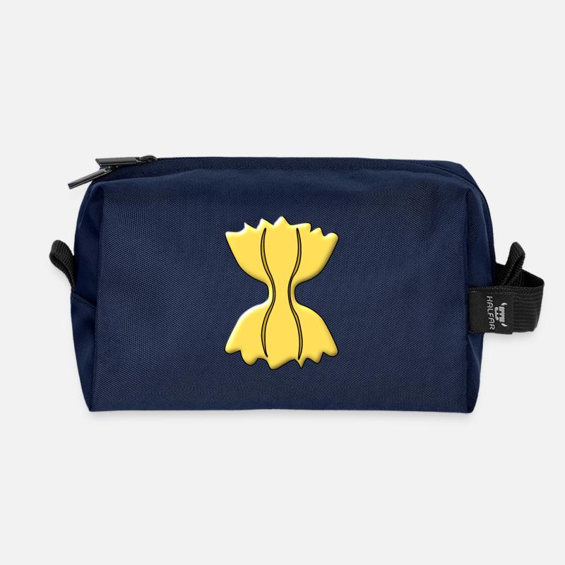 Pasta Schmetterlinge Farfalle - Recycelte Kulturtasche - Navy
