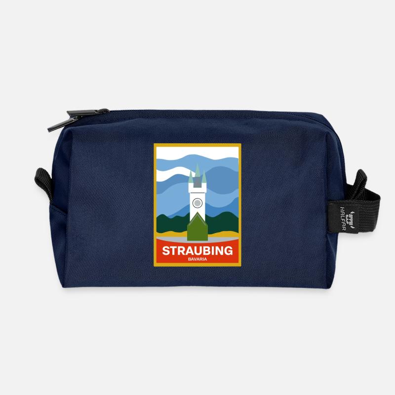 Straubing - Recycelte Kulturtasche - Navy