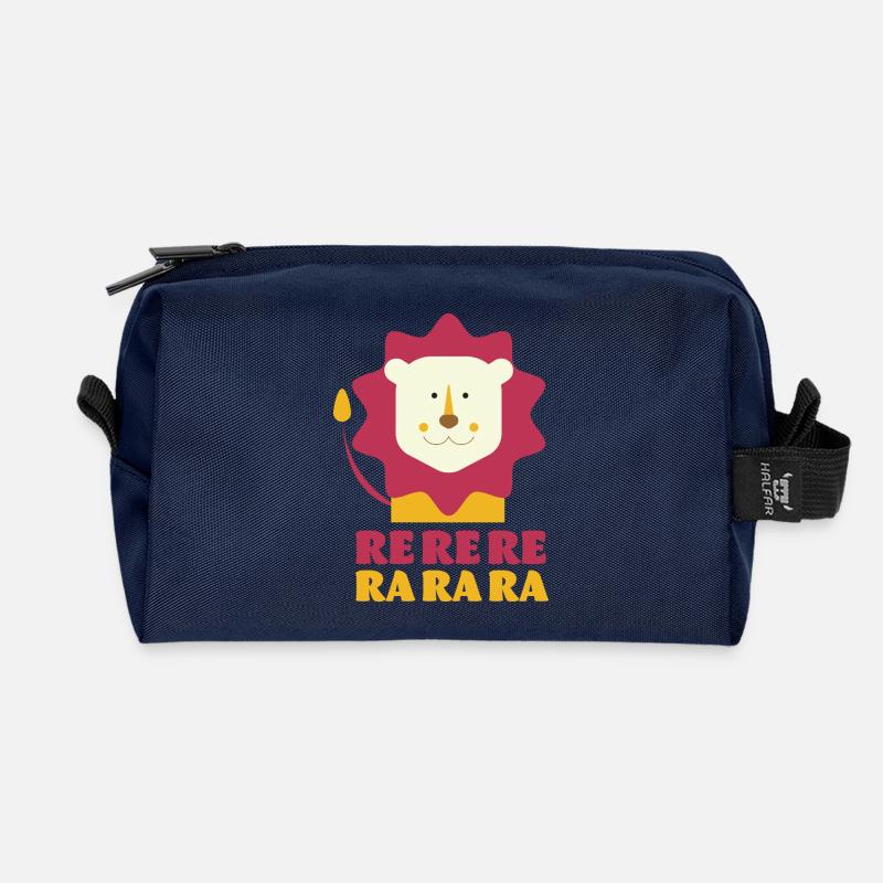 Re re re ra ra ra Gala Gala Cimbom bom - Recycelte Kulturtasche - Navy