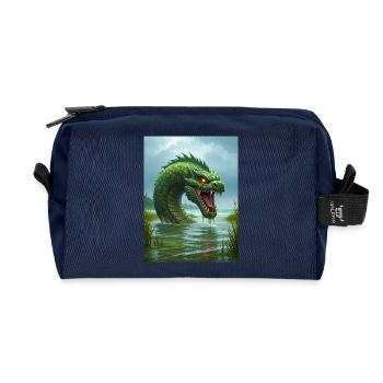 Taniwha, Māori-Wasserwächter aus Neuseeland - Recycelte Kulturtasche - Navy - Vorne