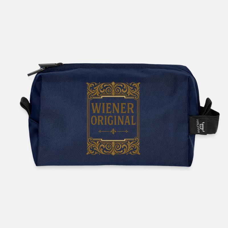 Wiener Original - Recycelte Kulturtasche - Navy