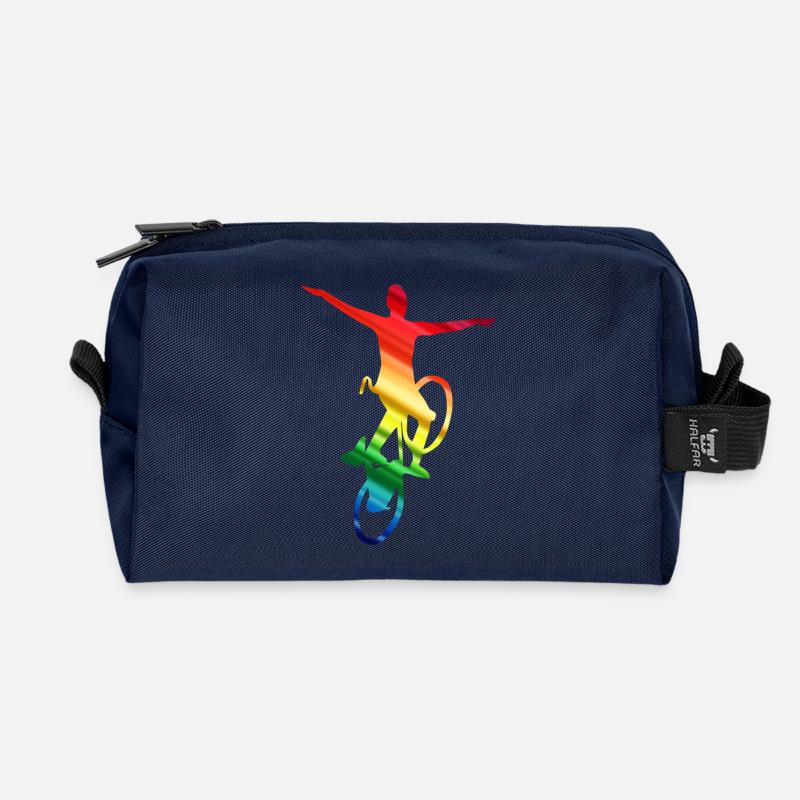 Kunstrad, Kunstradfahren, Hallenradsport - Recycelte Kulturtasche - Navy