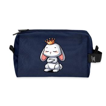 Kaninchen Hase Hasen langohr Klopfer Rammler - Recycelte Kulturtasche - Navy - Vorne