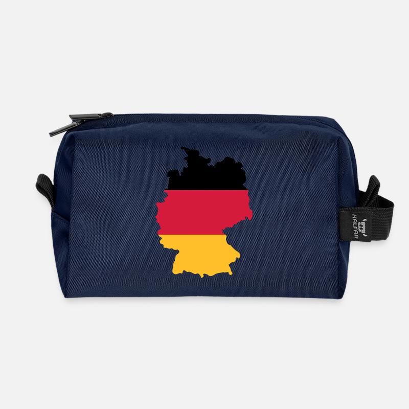 Deutschland - Recycelte Kulturtasche - Navy