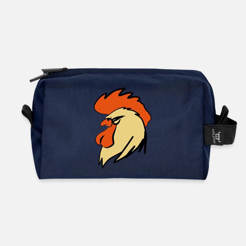 ROOSTER BOOSTER - Recycelte Kulturtasche - Navy