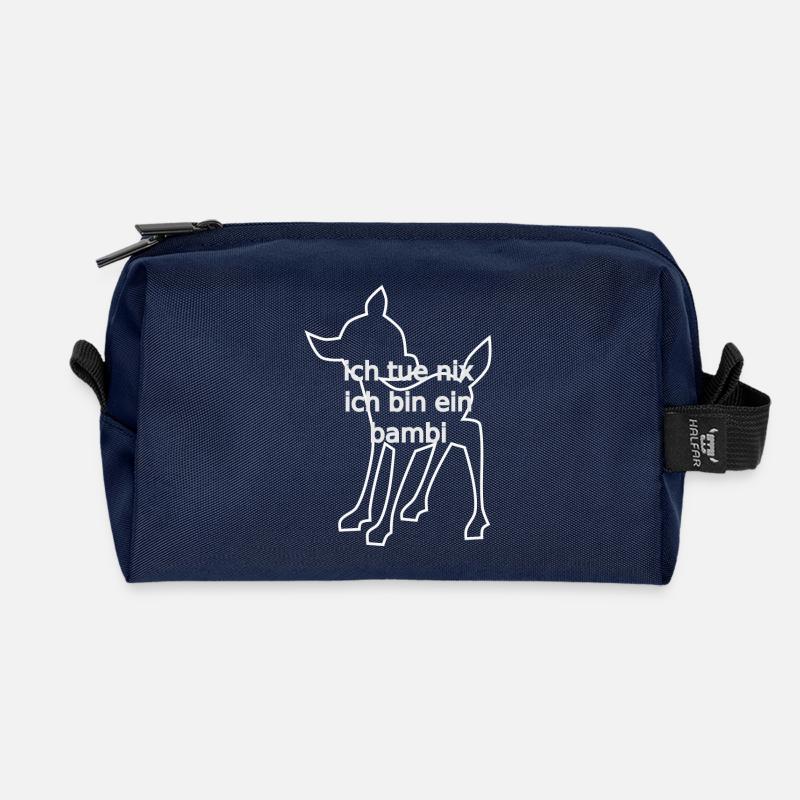 nb_20161211_bambi_01 - Recycelte Kulturtasche - Navy