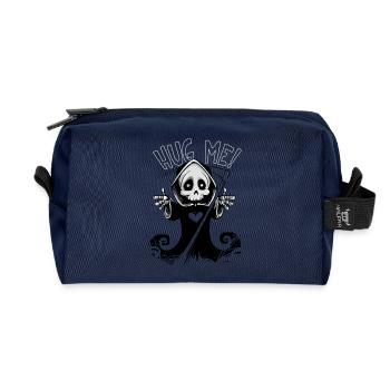 Sweet Death - Recycelte Kulturtasche - Navy - Vorne