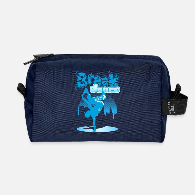 City breakdance - Recycelte Kulturtasche - Navy