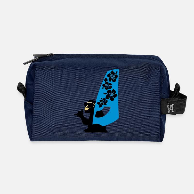 windsurfer - Recycelte Kulturtasche - Navy