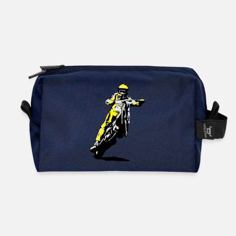 Speedway - Recycelte Kulturtasche - Navy