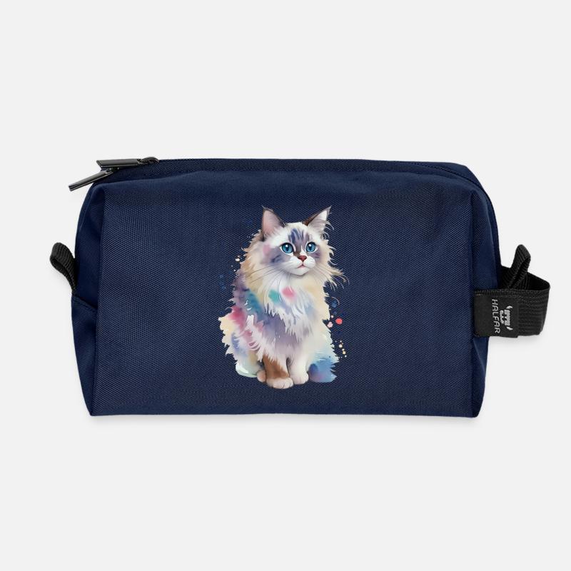 Ragdoll - Recycelte Kulturtasche - Navy
