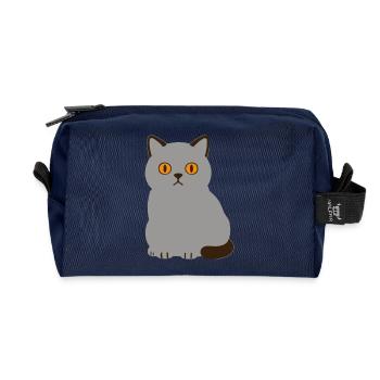 Just Teodoro - Recycled Toiletry Zip Bag - navy - Front