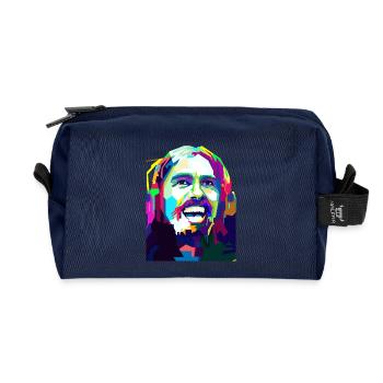 Die Tage der Rock'n'Roll-Popkunst - Recycelte Kulturtasche - Navy - Vorne