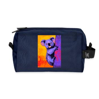 Koala - Recycled Toiletry Zip Bag - navy - Front