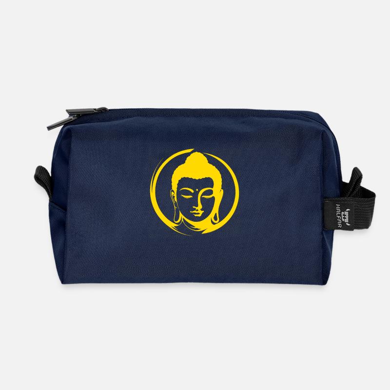 Buddha - Recycelte Kulturtasche - Navy