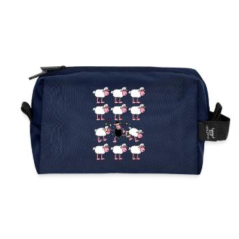 Le mouton noir - Trousse de toilette en tissu recyclé - marine - Devant