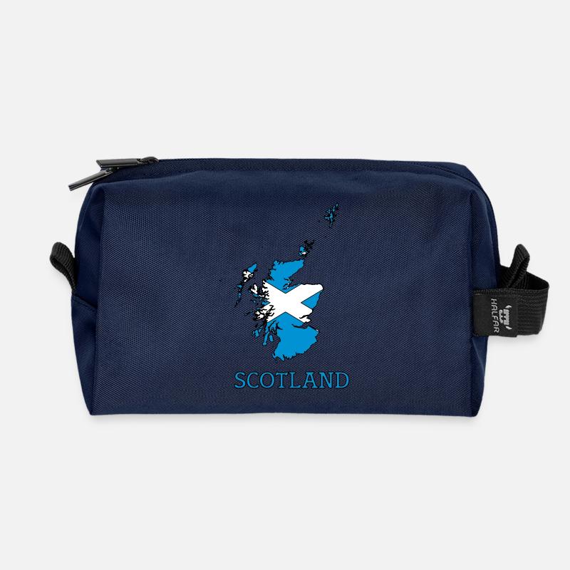 scotland - Recycelte Kulturtasche - Navy