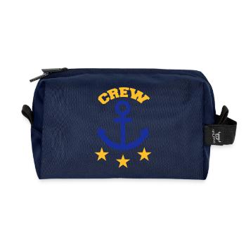 Crew - Trousse de toilette en tissu recyclé - marine - Devant