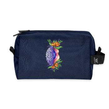 Vulva Brain - Recycelte Kulturtasche - Navy - Vorne