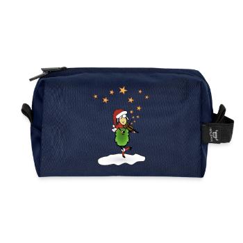 Weihnachten Folk music - Recycelte Kulturtasche - Navy - Vorne