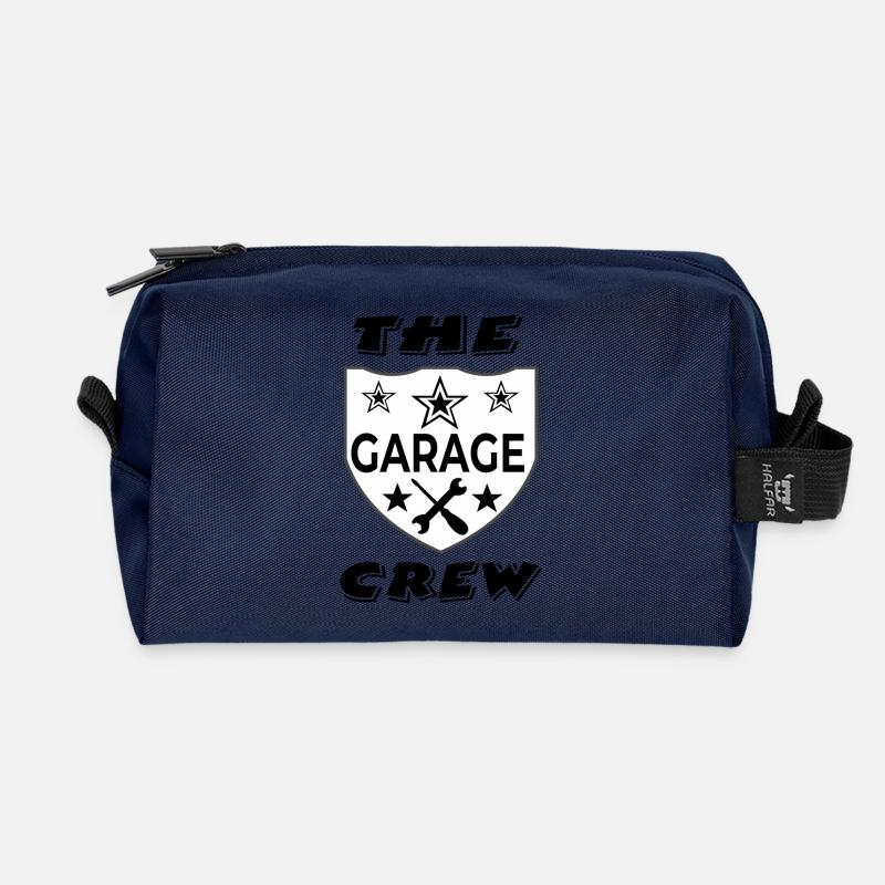 Garage - Recycled Toiletry Zip Bag - navy