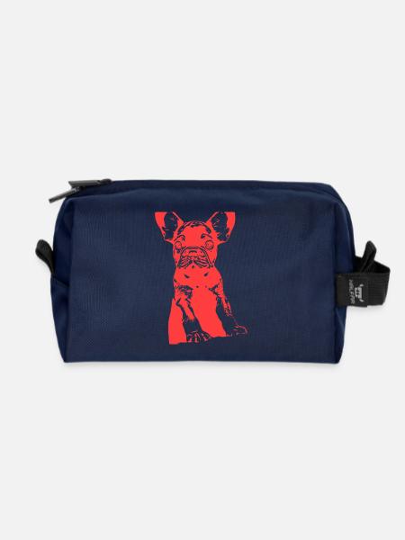 Bulldoge - Recycelte Kulturtasche - Navy