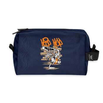 Breakdance  | B-Boy | Hip Hop - Recycelte Kulturtasche - Navy - Vorne