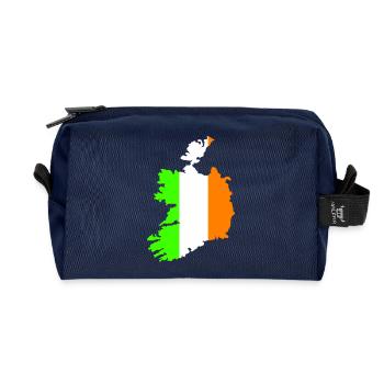 Ireland Country - Recycled Toiletry Zip Bag - navy - Front