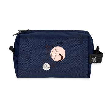 Nachtmond Tänzerin - Recycelte Kulturtasche - Navy - Vorne