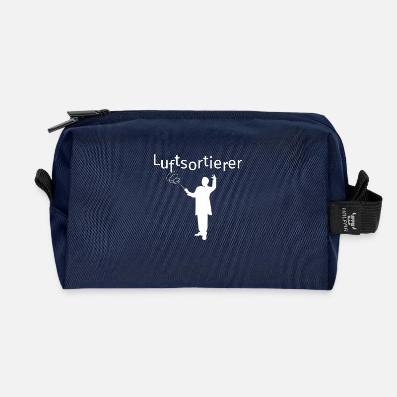 Luftsortierer - Recycelte Kulturtasche - Navy