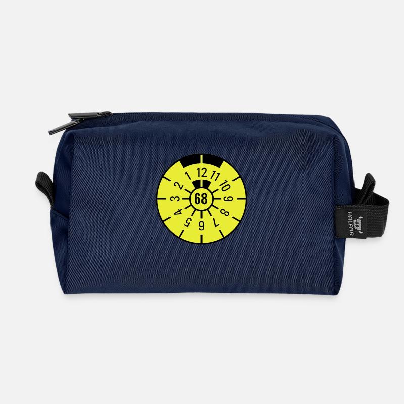 TÜV 1968 - Recycelte Kulturtasche - Navy
