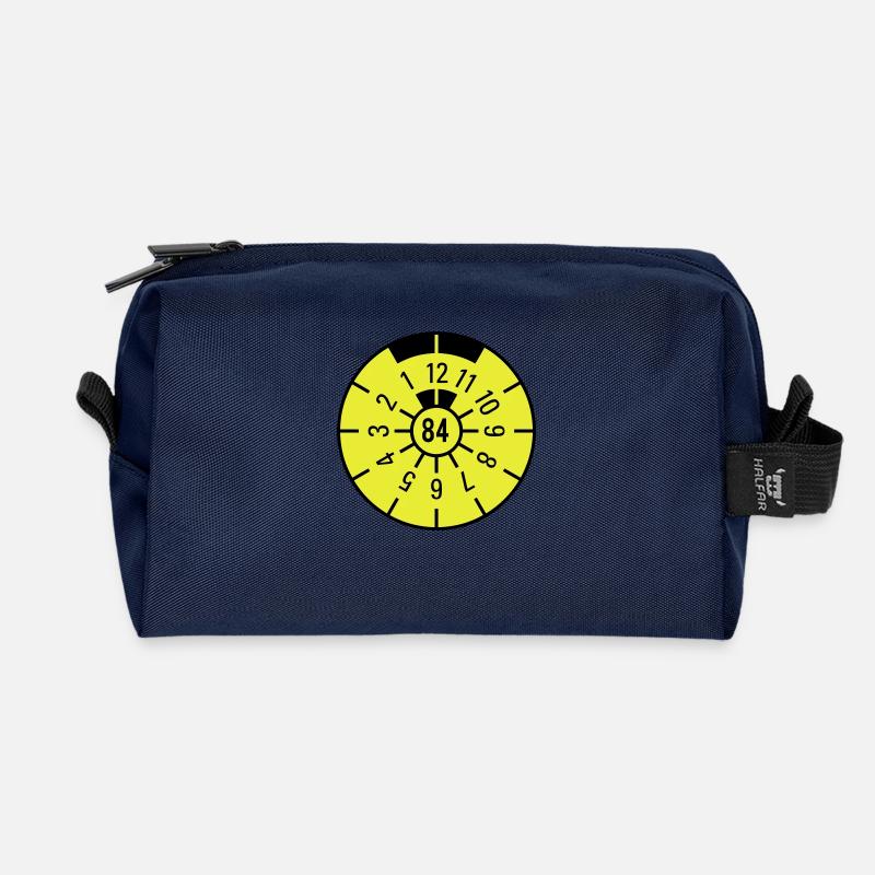 TÜV 1984 - Recycelte Kulturtasche - Navy
