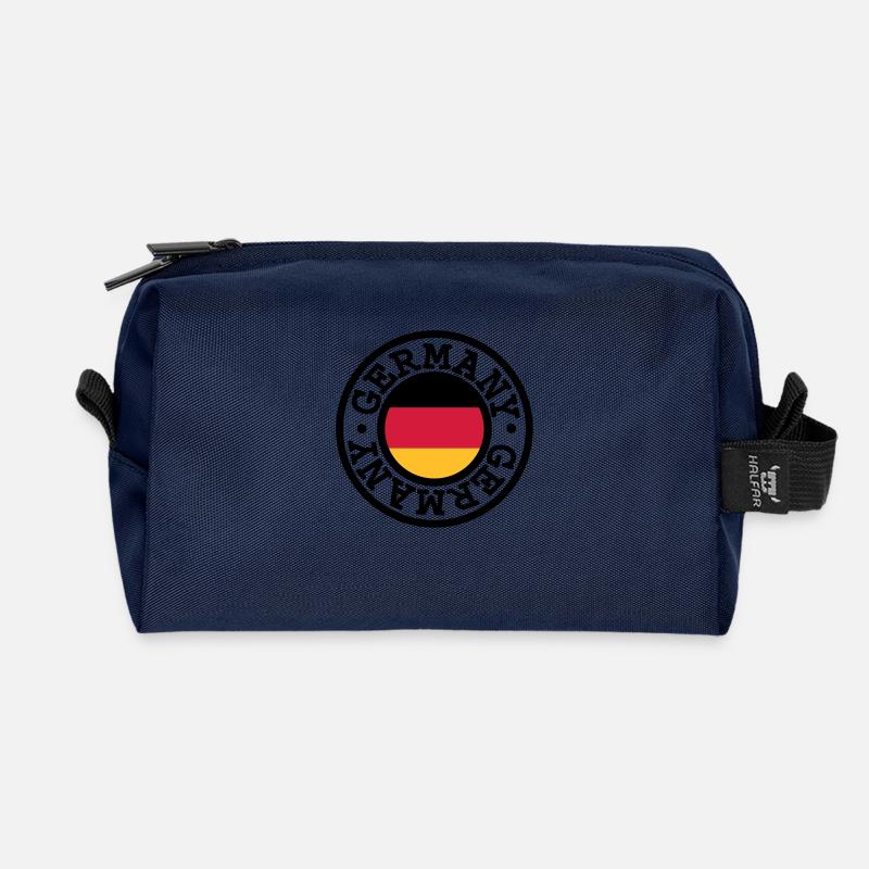 Deutschland Germany - Recycelte Kulturtasche - Navy