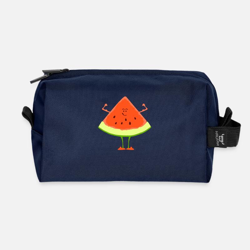 Mr. Melon - Recycled Toiletry Zip Bag - navy