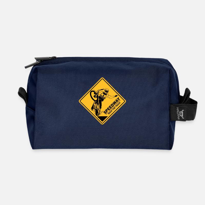 Speedway - Recycelte Kulturtasche - Navy