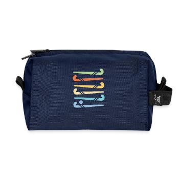 bâton de hockey - Trousse de toilette en tissu recyclé - marine - Devant
