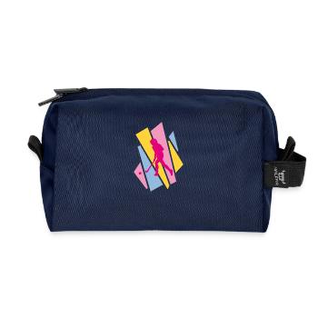 Fille de hockey - Trousse de toilette en tissu recyclé - marine - Devant