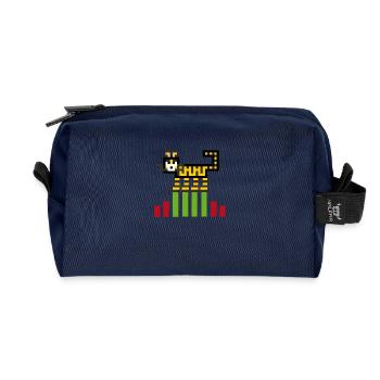 Tradetiger - Recycled Toiletry Zip Bag - navy - Front