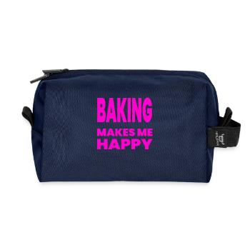 Bake - Recycled Toiletry Zip Bag - navy - Front