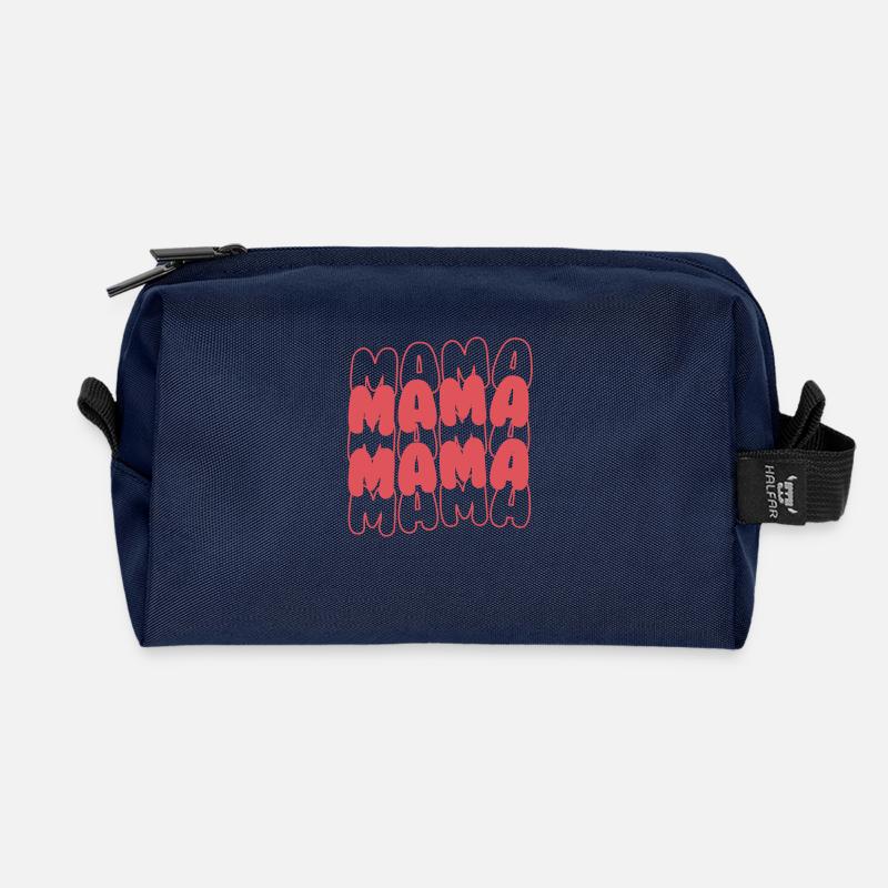 Mama Mama - Recycelte Kulturtasche - Navy