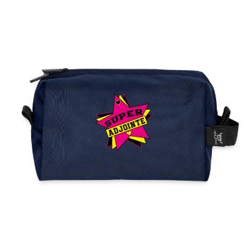 Super ADJOINTE - Trousse de toilette en tissu recyclé - marine - Devant