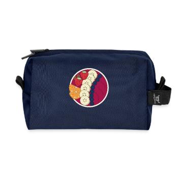 Bol de smoothie aux baies - Trousse de toilette en tissu recyclé - marine - Devant