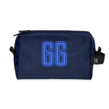 66 - Recycelte Kulturtasche - Navy - Vorne
