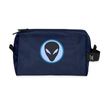 Alien - Recycelte Kulturtasche - Navy - Vorne