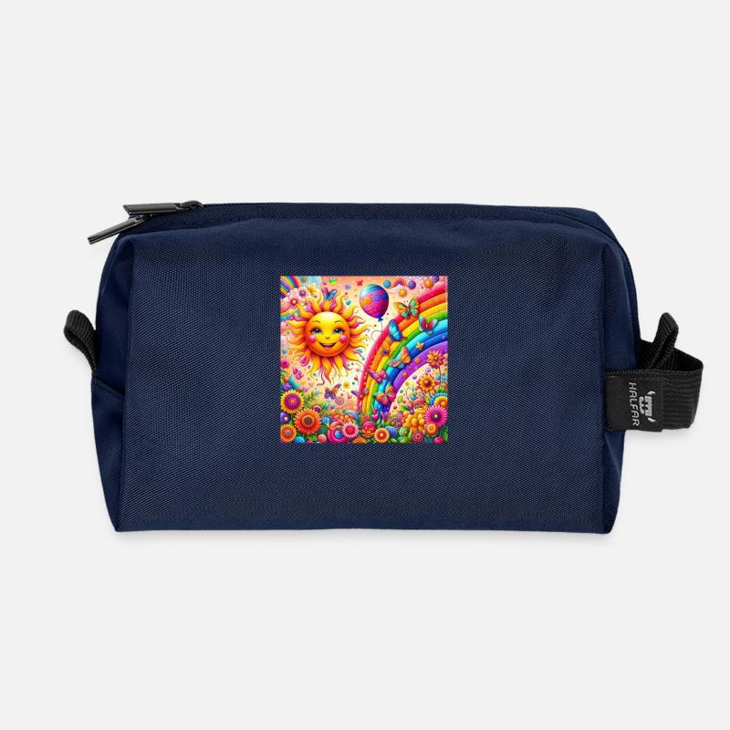 Kindercollektion - Recycelte Kulturtasche - Navy