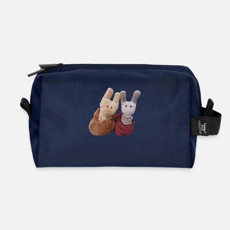 thumbnail SchneckenGross - Recycelte Kulturtasche - Navy