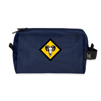 Gotland - Recycelte Kulturtasche - Navy - Vorne