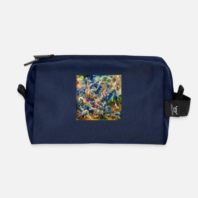 Design Marc Chagall - Recycelte Kulturtasche - Navy